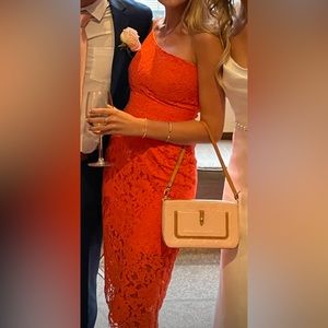Bardot Maya Lace One-shoulder Dress. Small/Size 4. Only worn once!